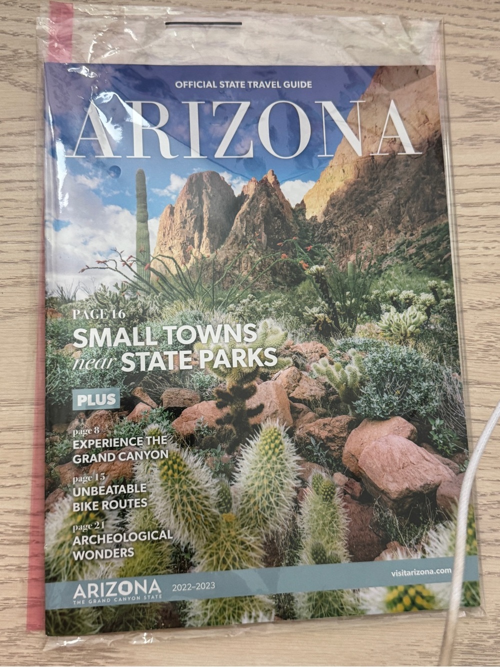 Arizona Official State Travel Guide 2022-2023 Tourism Book